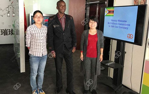 Peralatan Pencucian Buah dan Sayuran untuk Pelanggan Zimbabwe
