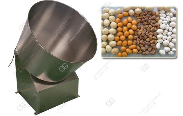 Mesin Pelapis Kacang dengan Tepung