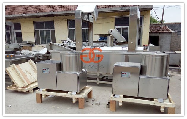 Mesin Penggorengan Daging Babi Goreng UK